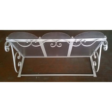PENSILINA TETTOIA Acciaio Inox Ferro Battuto . Realizzazioni Personalizzate . Cod. 354
