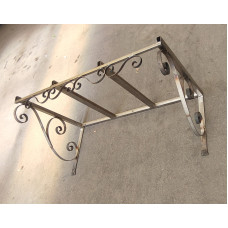 PENSILINA TETTOIA Acciaio Inox Ferro Battuto . Realizzazioni Personalizzate . Cod. 354