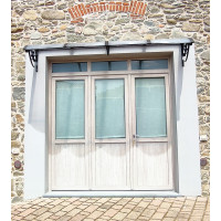PENSILINA TETTOIA Acciaio Inox Ferro Battuto . Realizzazioni Personalizzate . Cod. 360