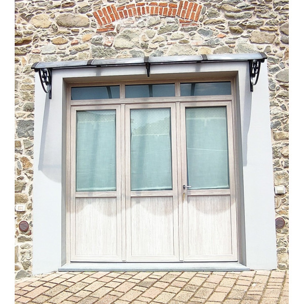 PENSILINA TETTOIA Acciaio Inox Ferro Battuto . Realizzazioni Personalizzate . Cod. 360