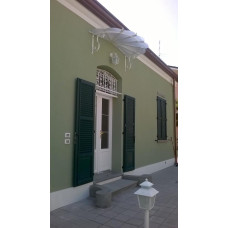 PENSILINA TETTOIA Acciaio Inox Ferro Battuto . Realizzazioni Personalizzate . Cod. 363