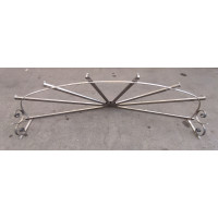 PENSILINA TETTOIA Acciaio Inox Ferro Battuto . Realizzazioni Personalizzate . Cod. 363