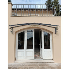 PENSILINA TETTOIA Acciaio Inox Ferro Battuto . Realizzazioni Personalizzate . Cod. 363 PENSILINA TETTOIA Acciaio Inox Ferro Battuto . Realizzazioni Personalizzate . Cod. 363