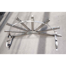 PENSILINA TETTOIA Acciaio Inox Ferro Battuto . Realizzazioni Personalizzate . Cod. 363