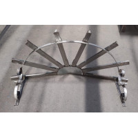 PENSILINA TETTOIA Acciaio Inox Ferro Battuto . Realizzazioni Personalizzate . Cod. 363