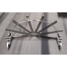 PENSILINA TETTOIA Acciaio Inox Ferro Battuto . Realizzazioni Personalizzate . Cod. 363