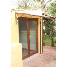 PENSILINA TETTOIA Acciaio Inox Ferro Battuto . Realizzazioni Personalizzate . Cod. 364