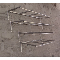PENSILINA TETTOIA Acciaio Inox Ferro Battuto . Realizzazioni Personalizzate . Cod. 366