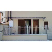 PENSILINA TETTOIA Acciaio Inox Ferro Battuto . Realizzazioni Personalizzate . Cod. 368