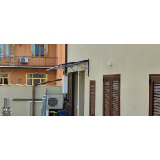 PENSILINA TETTOIA Acciaio Inox Ferro Battuto . Realizzazioni Personalizzate . Cod. 368