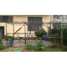 GAZEBO PENSILINA TETTOIA Acciaio Inox Ferro Battuto . Realizzazioni Personalizzate . Cod. 370