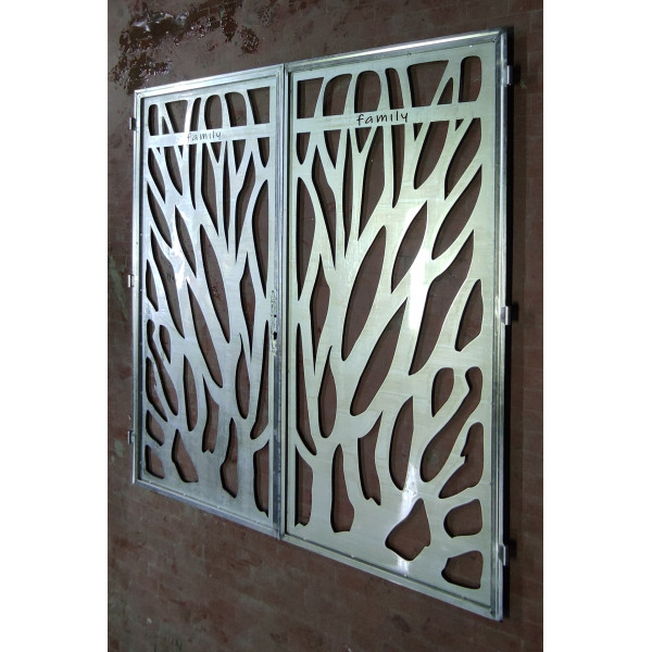 CANCELLO PORTONE in Ferro Laser . Realizzazioni Personalizzate . Cod. 1369