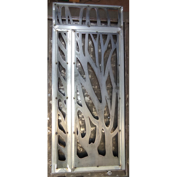 CANCELLO PORTONE in Ferro Laser . Realizzazioni Personalizzate . Cod. 1369