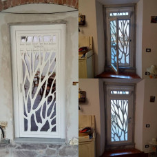 CANCELLO PORTONE in Ferro Laser . Realizzazioni Personalizzate . Cod. 1369