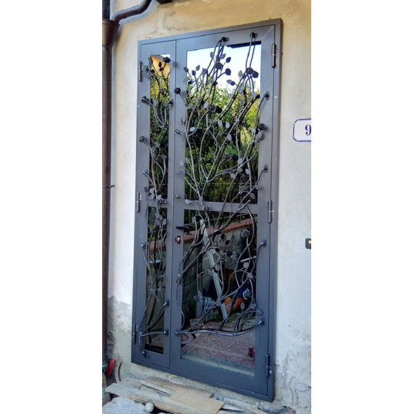 CANCELLO PORTONE in Ferro Battuto . Realizzazioni Personalizzate . Cod. 1375