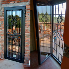 CANCELLO PORTONE in Ferro Battuto . Realizzazioni Personalizzate . Cod. 1377