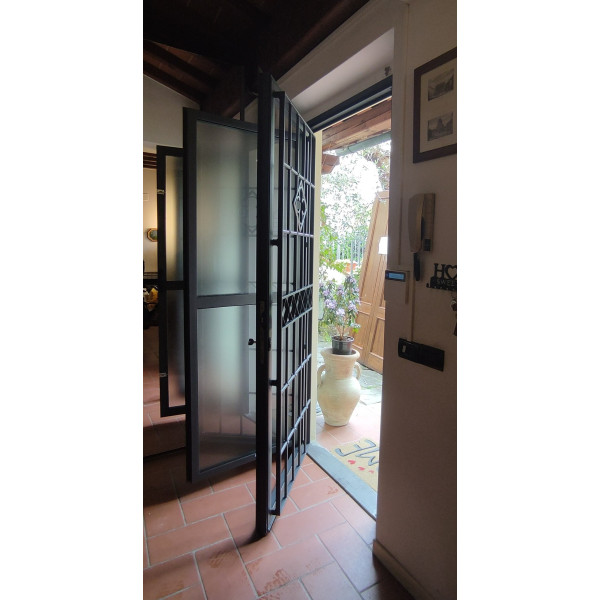 CANCELLO PORTONE in Ferro Battuto . Realizzazioni Personalizzate . Cod. 1377