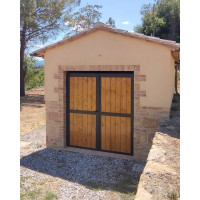 PORTONE in Ferro e Legno . Realizzazioni Personalizzate . Cod. 1935