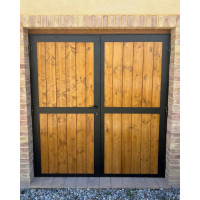 PORTONE in Ferro e Legno . Realizzazioni Personalizzate . Cod. 1935