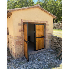 PORTONE in Ferro e Legno . Realizzazioni Personalizzate . Cod. 1935