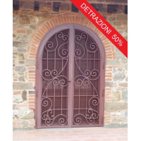 CANCELLO PORTONE in Ferro Battuto . Realizzazioni Personalizzate . Cod. 550