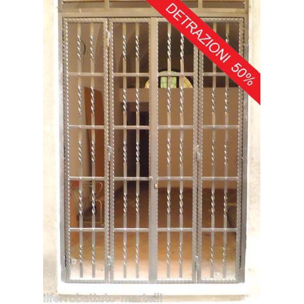 CANCELLO PORTONE in Ferro Battuto . Realizzazioni Personalizzate . Cod. 558
