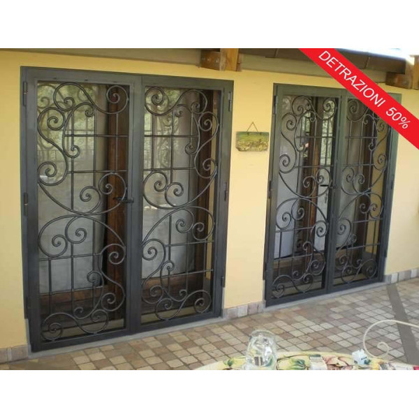 CANCELLO PORTONE in Ferro Battuto . Realizzazioni Personalizzate . Cod. 564