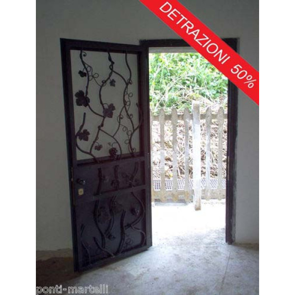 CANCELLO PORTONE in Ferro Battuto . Realizzazioni Personalizzate . Cod. 572