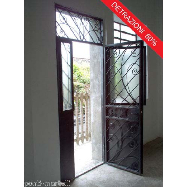CANCELLO PORTONE in Ferro Battuto . Realizzazioni Personalizzate . Cod. 573