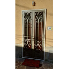 CANCELLO PORTONE in Ferro Battuto . Realizzazioni Personalizzate . Cod. 595