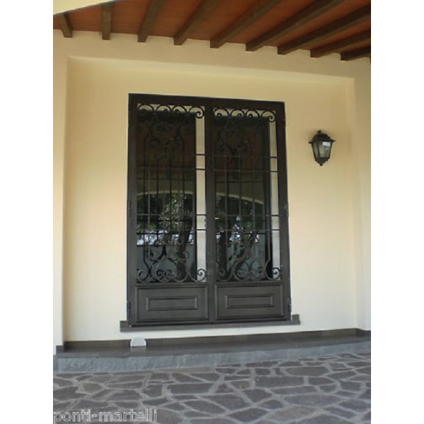 CANCELLO PORTONE in Ferro Battuto . Realizzazioni Personalizzate . Cod. 595