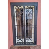 CANCELLO PORTONE in Ferro Battuto . Realizzazioni Personalizzate . Cod. 595
