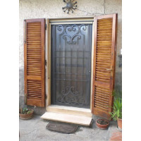 CANCELLO PORTONE in Ferro Battuto . Realizzazioni Personalizzate . Cod. 595