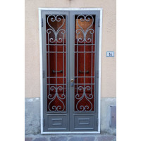 CANCELLO PORTONE in Ferro Battuto . Realizzazioni Personalizzate . Cod. 595