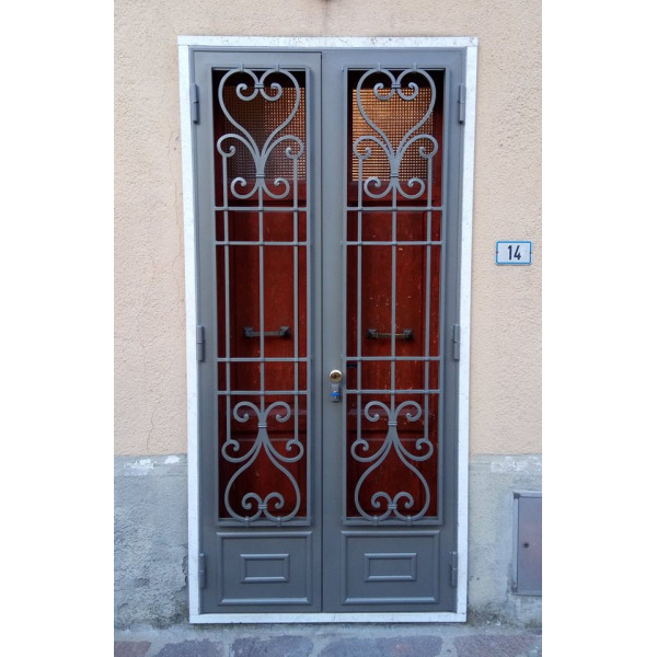 CANCELLO PORTONE in Ferro Battuto . Realizzazioni Personalizzate . Cod. 595