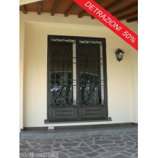 CANCELLO PORTONE in Ferro Battuto . Realizzazioni Personalizzate . Cod. 595
