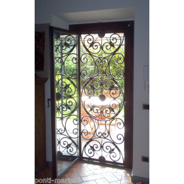 CANCELLO PORTONE in Ferro Battuto . Realizzazioni Personalizzate . Cod. 596.