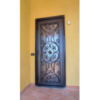 CANCELLO PORTONE in Ferro Battuto . Realizzazioni Personalizzate . Cod. 596.