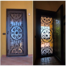CANCELLO PORTONE in Ferro Battuto . Realizzazioni Personalizzate . Cod. 596