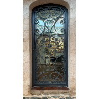 CANCELLO PORTONE in Ferro Battuto . Realizzazioni Personalizzate . Cod. 596