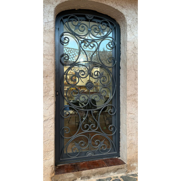 CANCELLO PORTONE in Ferro Battuto . Realizzazioni Personalizzate . Cod. 596