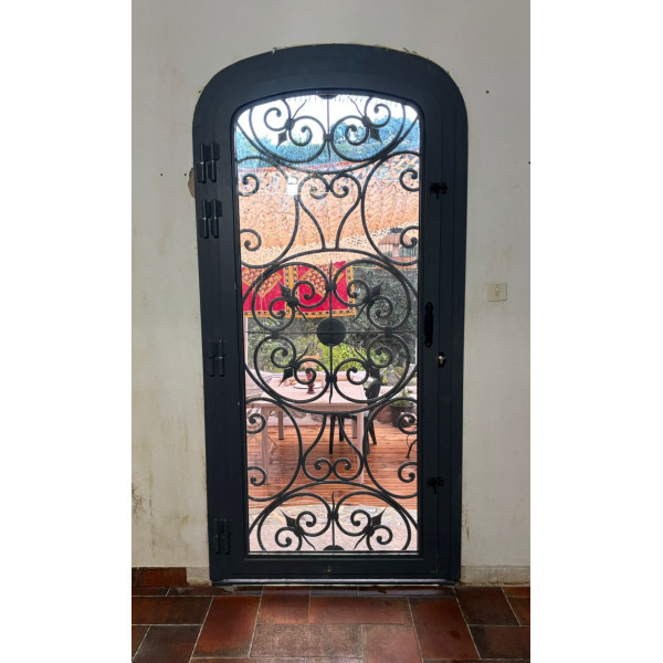 CANCELLO PORTONE in Ferro Battuto . Realizzazioni Personalizzate . Cod. 596