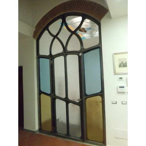 PORTONE in Ferro Battuto . Realizzazioni Personalizzate . Cod. 614