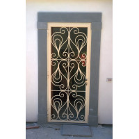 CANCELLO PORTONE in Ferro Battuto . Realizzazioni Personalizzate . Cod. 863