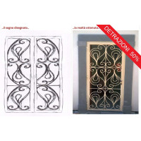 CANCELLO PORTONE in Ferro Battuto . Realizzazioni Personalizzate . Cod. 863