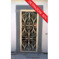 CANCELLO PORTONE in Ferro Battuto . Realizzazioni Personalizzate . Cod. 863