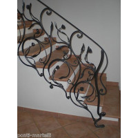 RINGHIERA in FERRO BATTUTO Personalizzata . Cod. 004