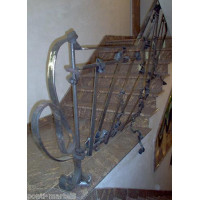 RINGHIERA in FERRO BATTUTO Personalizzata . Cod. 015