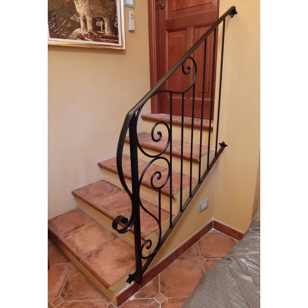 RINGHIERA Ferro Battuto . Realizzazioni Personalizzate . cod. 017 . Detrazioni fino al 50%