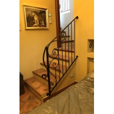 RINGHIERA Ferro Battuto . Realizzazioni Personalizzate . cod. 017 . Detrazioni fino al 50%